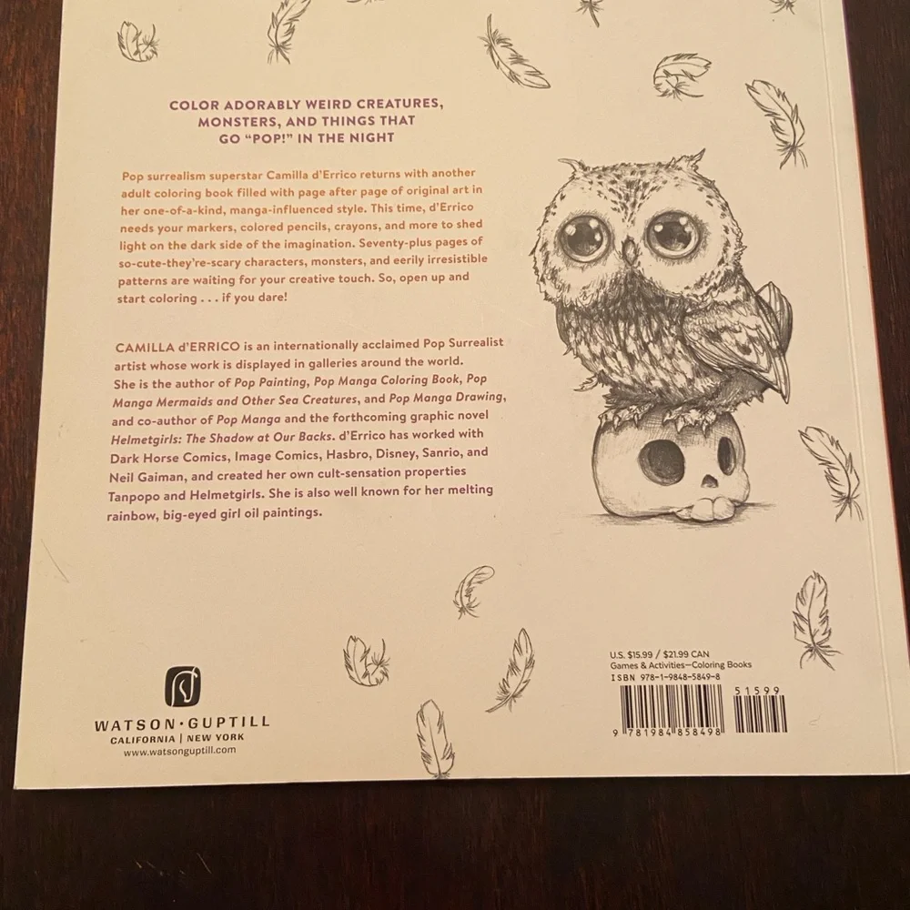 Cute and Creepy Coloring Book for Kids